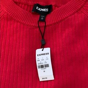 Express Sweaters - Express red ribbed sweater Express Sweaters - Express red ribbed sweater